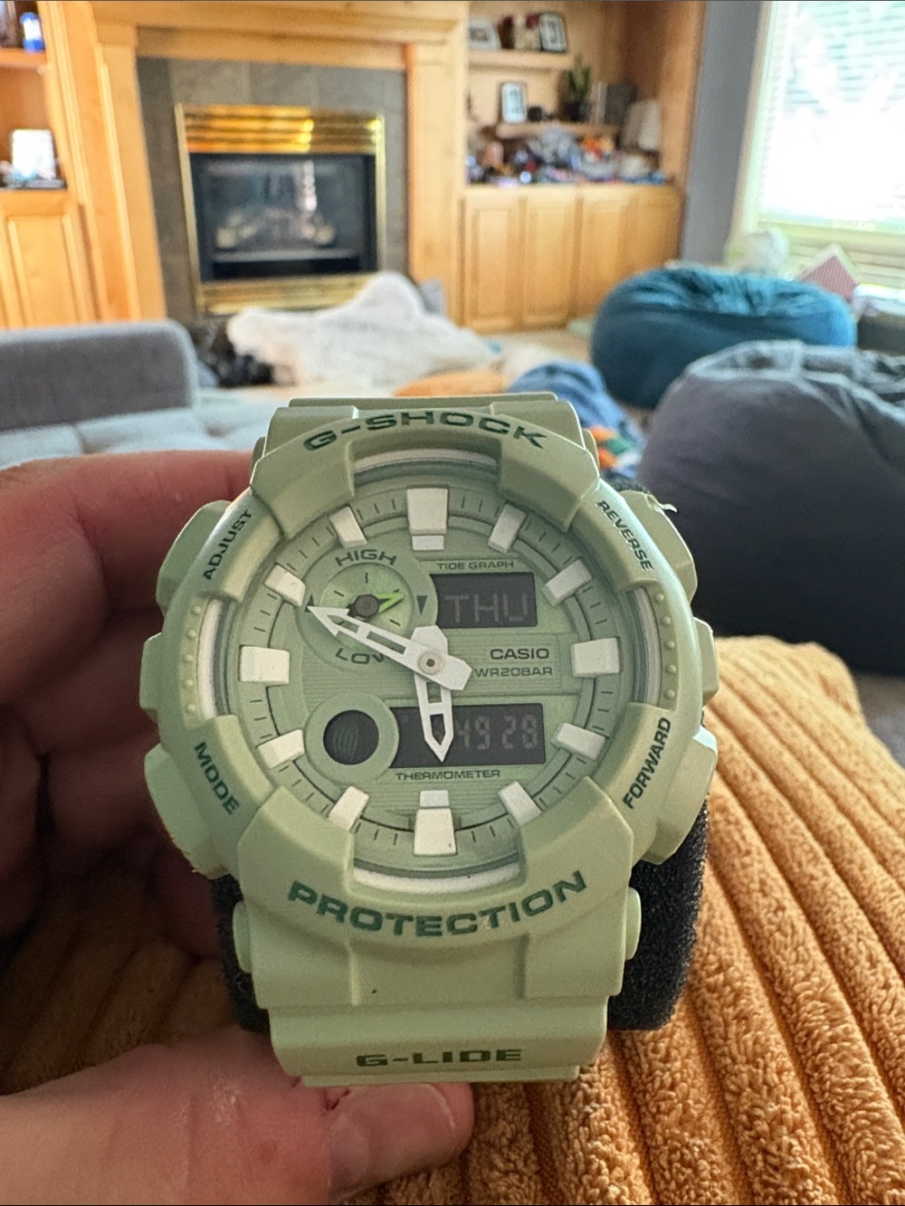 Casio G-Shock Sage Green Resin Sport Watch